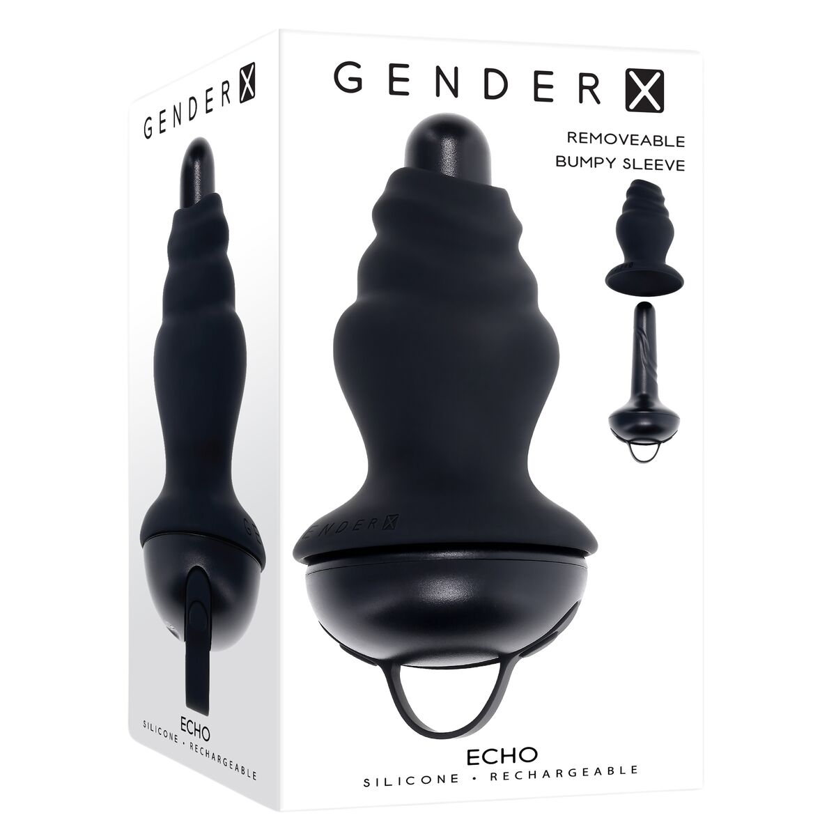 Anālais Vibrators Evolved Gender X Melns